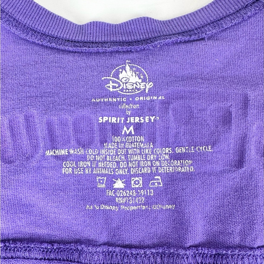 Disney Tails, WDW Spirit Jersey for Dog/Pup, Purple/Sparkle, Size Medium - Picture 9 of 9